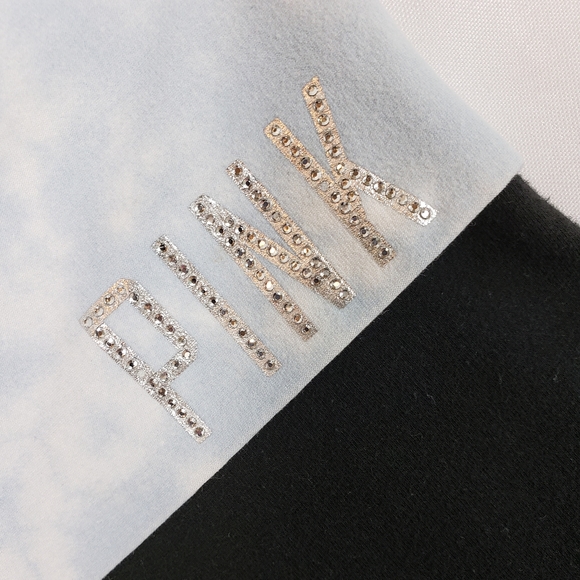 PINK Victoria's Secret Black Cropped Yoga S - Picture 3 of 4